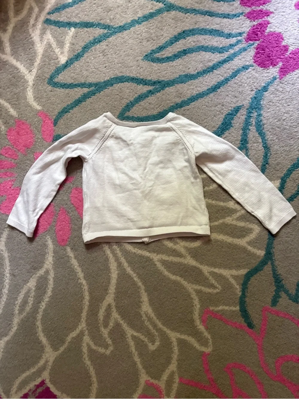 Carter’s White Button Up Cardigan 24 Months
